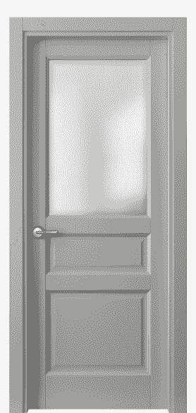 Дверь межкомнатная 1432 МНСР САТ. Цвет Матовый нейтральный серый. Материал Гладкая эмаль. Коллекция Galant. Картинка.