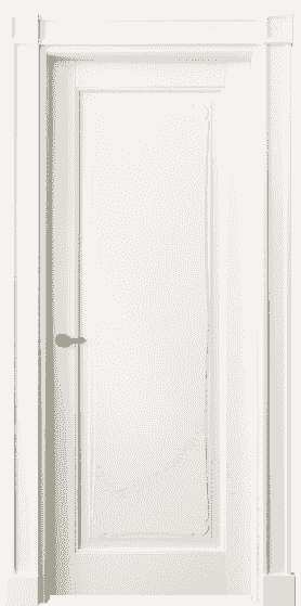 Дверь межкомнатная 6321 БЖМ . Цвет Бук жемчуг. Материал Массив бука эмаль. Коллекция Toscana Elegante. Картинка.