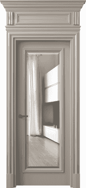 Дверь межкомнатная 7300 ББСК ДВ ЗЕР Ф. Цвет Бук бисквитный. Материал Массив бука эмаль. Коллекция Antique. Картинка.