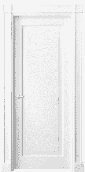 Дверь межкомнатная 6321 ББЛ . Цвет Бук белоснежный. Материал Массив бука эмаль. Коллекция Toscana Elegante. Картинка.
