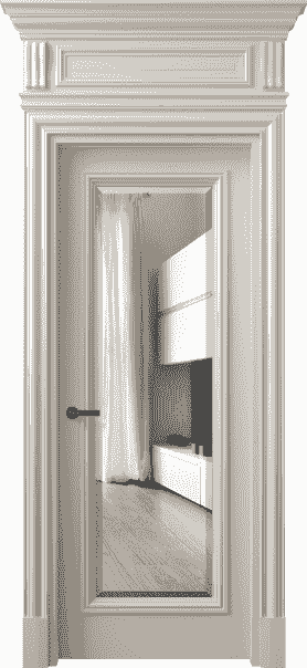 Дверь межкомнатная 7300 БСБЖ ДВ ЗЕР Ф. Цвет Бук светло-бежевый. Материал Массив бука эмаль. Коллекция Antique. Картинка.