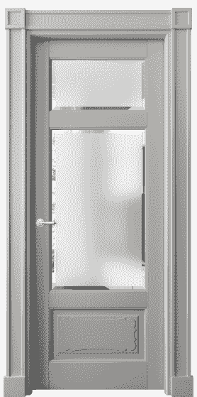 Дверь межкомнатная 6326 БНСР САТ-Ф. Цвет Бук нейтральный серый. Материал Массив бука эмаль. Коллекция Toscana Elegante. Картинка.
