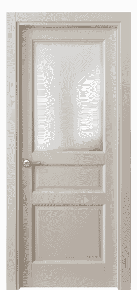 Дверь межкомнатная 1432 МСБЖ САТ. Цвет Матовый светло-бежевый. Материал Гладкая эмаль. Коллекция Galant. Картинка.