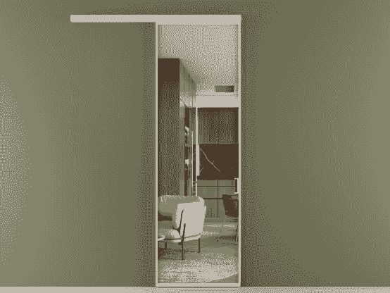 Дверь межкомнатная vd1_01 Crystalvision БЕЛ. Цвет Алюминий Белый. Материал Алюминий. Коллекция Одностворчатая перегородка. Картинка.