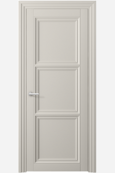 Дверь межкомнатная 2503 СТСС. Цвет Софт-тач светло-серый. Материал Полипропилен. Коллекция Centro. Картинка.
