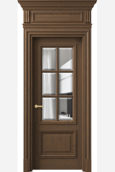 Дверь межкомнатная 7312 ДТМ.М ПРОЗ Ф. Цвет Дуб туманный матовый. Материал Массив дуба матовый. Коллекция Antique. Картинка.