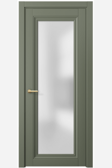 Дверь межкомнатная 2502 СТОВ САТ. Цвет Софт-тач оливковый. Материал Полипропилен. Коллекция Centro. Картинка.