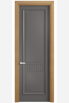 Дверь межкомнатная 6707 БКЛС. Цвет Бук классический серый. Материал Массив бука эмаль. Коллекция Charm. Картинка.