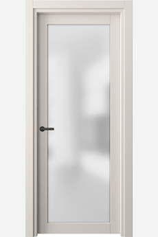 Дверь межкомнатная 2102 СТТБ САТ. Цвет Софт-тач тёплый-белый. Материал Полипропилен. Коллекция Neo. Картинка.