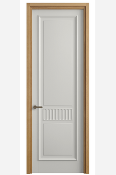 Дверь межкомнатная 6707 БС. Цвет Бук серый. Материал Массив бука эмаль. Коллекция Charm. Картинка.
