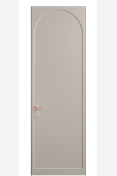 Дверь межкомнатная 7503 МСБЖ . Цвет Матовый светло-бежевый. Материал Гладкая эмаль. Коллекция Softform. Картинка.