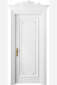 Дверь межкомнатная 6501 ББЛ. Цвет Бук белоснежный. Материал Массив бука эмаль. Коллекция Imperial. Картинка.