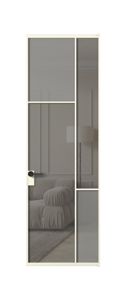 Дверь межкомнатная Mosaic АЛПЛ041.10 Алюминий молочно-белый Сатинированное серое стекло, триплекс, 6 мм + Прозрачное серое стекло, триплекс, 6 мм Без короба АМБ  Цена 156290 Стоимость комплекта двери включает:
1. Полотно (600/650/700/750/800/850/900/950*2000-2400 мм).
2. Короб
3. Комплект фурнитуры (2 торцевые петли и магнитный замок с ответной планкой). Фабрика дверей Волховец 8 (800) 551 43 19 Межкомнатная дверь Mosaic АЛПЛ041.10 Алюминий молочно-белый Сатинированное серое стекло, триплекс, 6 мм + Прозрачное серое стекло, триплекс, 6 мм Цена 156290 ₽ | Volhovec