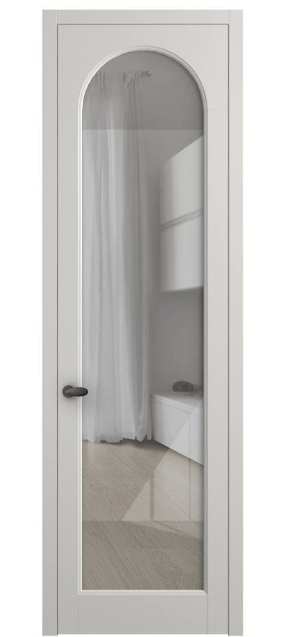 Дверь межкомнатная Палаццо 6804 Матовый серый Рефлективное прозрачное стекло "Stopsol", калёное 0536 МСР Цена 105029 ₽ Наличники уже входят в базовый комплект. Фабрика дверей Волховец 8 (800) 551 43 19 Межкомнатная дверь Палаццо 6804 Матовый серый Рефлективное прозрачное стекло "Stopsol", калёное Цена 105029 ₽ | Volhovec