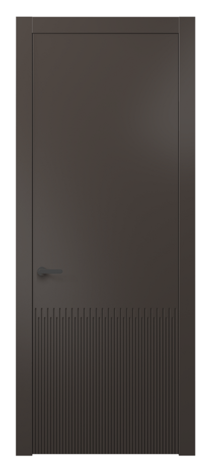 Дверь межкомнатная Дюна АКП 8626 Матовый антрацит Гладкий компланарный наличник МАН Цена 53499 ₽ Наличники уже входят в базовый комплект. Фабрика дверей Волховец 8 (800) 551 43 19 Межкомнатная дверь Дюна АКП 8626 Матовый антрацит Цена 53499 ₽ | Volhovec