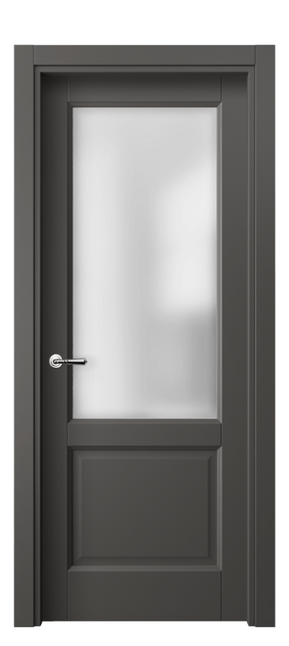Дверь межкомнатная Galant 1422 ПЭТ графитовый Сатинированное стекло Гладкий наличник ПЭГФ Цена 25279 ₽ Наличники уже входят в базовый комплект. Фабрика дверей Волховец 8 (800) 551 43 19 Межкомнатная дверь Galant 1422 ПЭТ графитовый Сатинированное стекло Цена 25279 ₽ | Volhovec