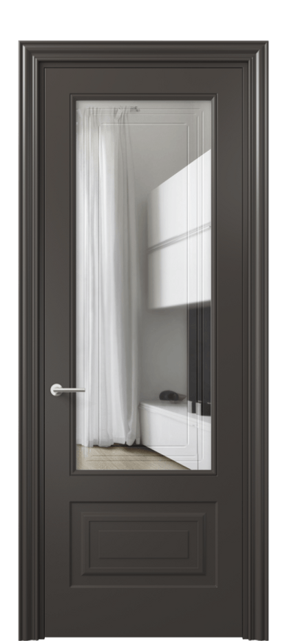 Дверь межкомнатная Mascot 8442 Матовый антрацит Прозрачное стекло с гравировкой "Грани", триплекс Фигурный наличник МАН Цена 65999 ₽ Наличники уже входят в базовый комплект. Фабрика дверей Волховец 8 (800) 551 43 19 Межкомнатная дверь Mascot 8442 Матовый антрацит Прозрачное стекло с гравировкой "Грани", триплекс Цена 65999 ₽ | Volhovec