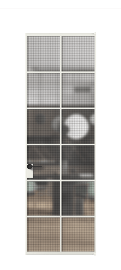 Алюминиевая дверь АЛПЛ040.05 Алюминий светло-серый Декоративное стекло с сеткой "Mesh silver", триплекс, 6 мм. Без короба АССР Цена 121772 Стоимость комплекта двери включает:
1. Полотно (600/650/700/750/800/850/900/950*2000-2400 мм).
2. Короб
3. Комплект фурнитуры (2 торцевые петли и магнитный замок с ответной планкой). Фабрика дверей Волховец 8 (800) 551 43 19 Алюминиевая дверь АЛПЛ040.05 Алюминий светло-серый Декоративное стекло с сеткой "Mesh silver", триплекс, 6 мм Цена 121772 | Volhovec