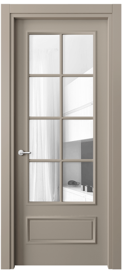 Дверь межкомнатная Paris 8112 Матовый бисквитный Прозрачное стекло Гладкий наличник МБСК Цена 61599 ₽ Наличники уже входят в базовый комплект. Фабрика дверей Волховец 8 (800) 551 43 19 Межкомнатная дверь Paris 8112 Матовый бисквитный Прозрачное стекло Цена 61599 ₽| Volhovec