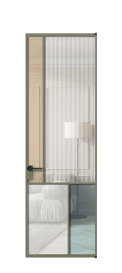 Дверь межкомнатная Mosaic АЛПЛ041.20 Алюминий оливковый тёмный Комбинация стекол Группы 1 и Группы 3 Без короба АОТ Цена 171870 Стоимость комплекта двери включает:
1. Полотно (600/650/700/750/800/850/900/950*2000-2400 мм).
2. Короб
3. Комплект фурнитуры (2 торцевые петли и магнитный замок с ответной планкой). Фабрика дверей Волховец 8 (800) 551 43 19 Межкомнатная дверь Mosaic АЛПЛ041.20 Алюминий оливковый тёмный Комбинация стекол Группы 1 и Группы 3 Цена 171870 ₽ | Volhovec