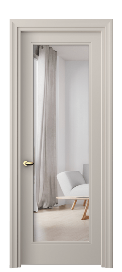 Дверь межкомнатная Esse 8502 Матовый светло-бежевый Двустороннее зеркало, триплекс, 7 мм Фигурный универсальный наличник МСБЖ Цена 54479 ₽ Наличники уже входят в базовый комплект. Фабрика дверей Волховец 8 (800) 551 43 19 Межкомнатная дверь Esse 8502 Матовый светло-бежевый Двустороннее зеркало, триплекс, 7 мм Цена 54479 ₽ | Volhovec