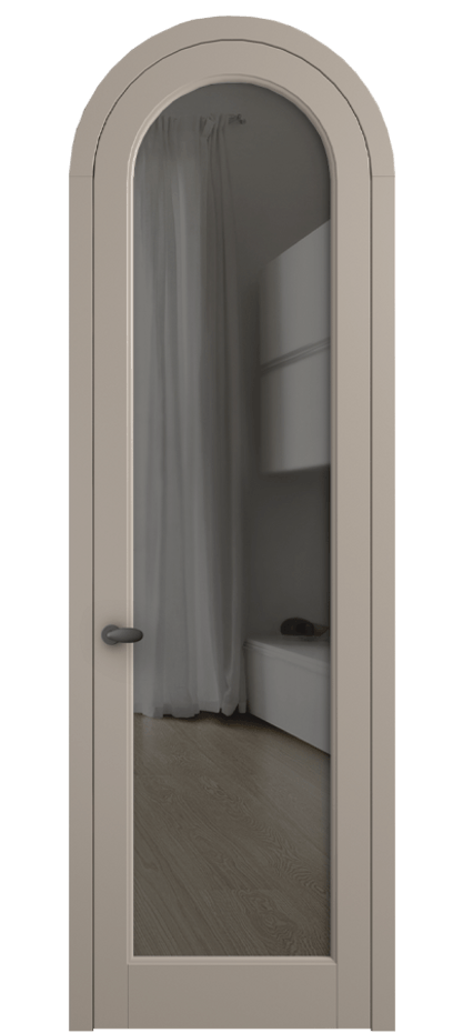 Дверь межкомнатная Палаццо 6814 Матовый бисквитный Прозрачное серое стекло, триплекс 0536R МБСК Цена 125159 ₽ Наличники уже входят в базовый комплект. Фабрика дверей Волховец 8 (800) 551 43 19 Межкомнатная дверь Палаццо 6814 Матовый бисквитный Прозрачное серое стекло, триплекс Цена 125159 ₽ | Volhovec