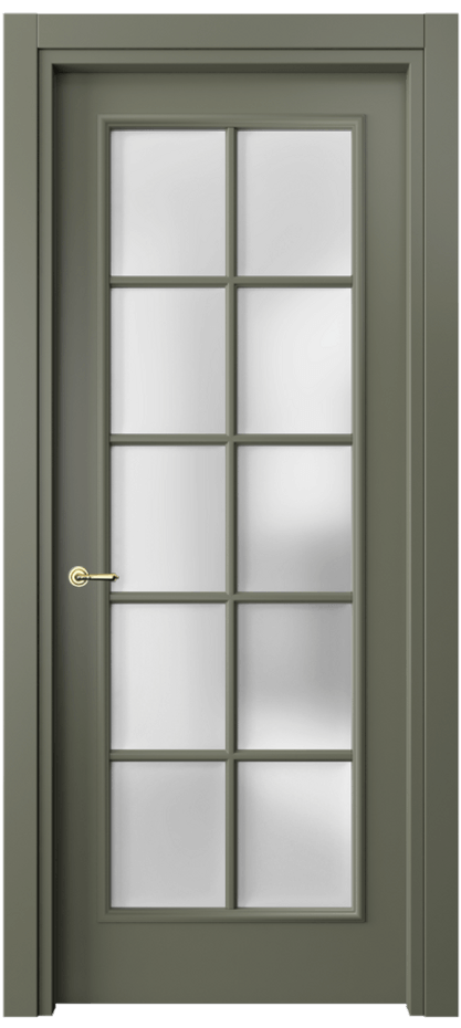 Дверь межкомнатная Paris 8102 Матовый оливковый тёмный Сатинированное стекло Гладкий наличник МОТ Цена 57919 ₽ Наличники уже входят в базовый комплект. Фабрика дверей Волховец 8 (800) 551 43 19 Межкомнатная дверь Paris 8102 Матовый оливковый тёмный Сатинированное стекло Цена 57919 ₽| Volhovec