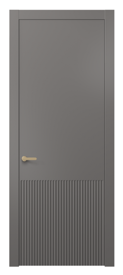 Дверь межкомнатная Альба 8645 Матовый классический серый Гладкий компланарный наличник МКЛС Цена 40199 ₽ Наличники уже входят в базовый комплект. Фабрика дверей Волховец 8 (800) 551 43 19 Межкомнатная дверь Альба 8645 Матовый классический серый Цена 40199 ₽ | Volhovec