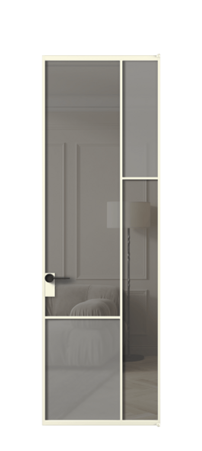 Дверь межкомнатная Mosaic АЛПЛ041.12 Алюминий молочно-белый Сатинированное серое стекло, триплекс, 6 мм + Прозрачное серое стекло, триплекс Без короба АМБ Цена 165870 Стоимость комплекта двери включает:
1. Полотно (600/650/700/750/800/850/900/950*2000-2400 мм).
2. Короб
3. Комплект фурнитуры (2 торцевые петли и магнитный замок с ответной планкой). Фабрика дверей Волховец 8 (800) 551 43 19 Межкомнатная дверь Mosaic АЛПЛ041.12 Алюминий молочно-белый Сатинированное серое стекло, триплекс, 6 мм + Прозрачное серое стекло, триплекс Цена 165870 ₽ | Volhovec