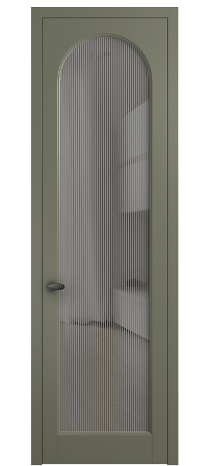 Дверь межкомнатная Палаццо 6804 Матовый оливковый тёмный Рифлёное серое стекло "Дюна", триплекс 0536 МОТ Цена 103029 ₽ Наличники уже входят в базовый комплект. Фабрика дверей Волховец 8 (800) 551 43 19 Межкомнатная дверь Палаццо 6804 Матовый оливковый тёмный Рифлёное серое стекло "Дюна", триплекс Цена 103029 ₽ | Volhovec