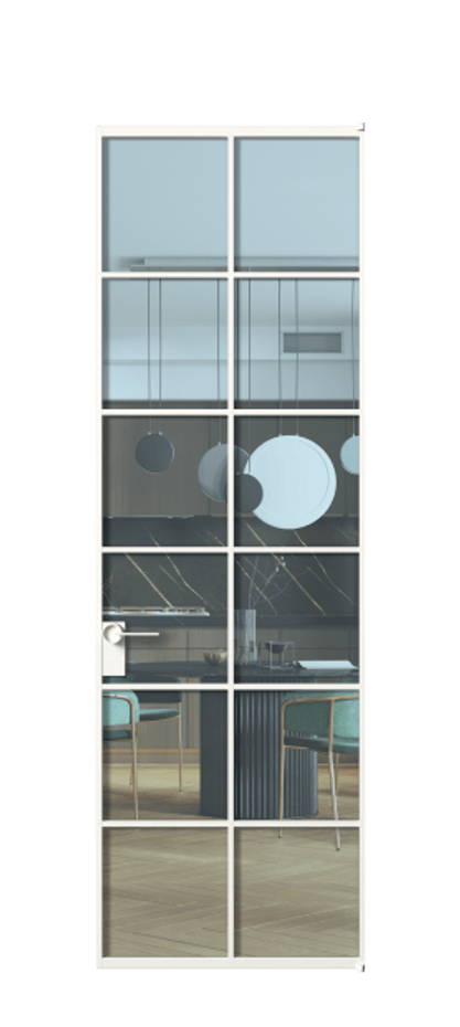 Алюминиевая дверь АЛПЛ040.05 Алюминий Белый Прозрачное голубое стекло, триплекс. Без короба бел Цена 124530 Стоимость комплекта двери включает:
1. Полотно (600/650/700/750/800/850/900/950*2000-2400 мм).
2. Короб
3. Комплект фурнитуры (2 торцевые петли и магнитный замок с ответной планкой). Фабрика дверей Волховец 8 (800) 551 43 19 Алюминиевая дверь АЛПЛ040.05 Алюминий Белый Прозрачное голубое стекло, триплекс Цена 124530 | Volhovec