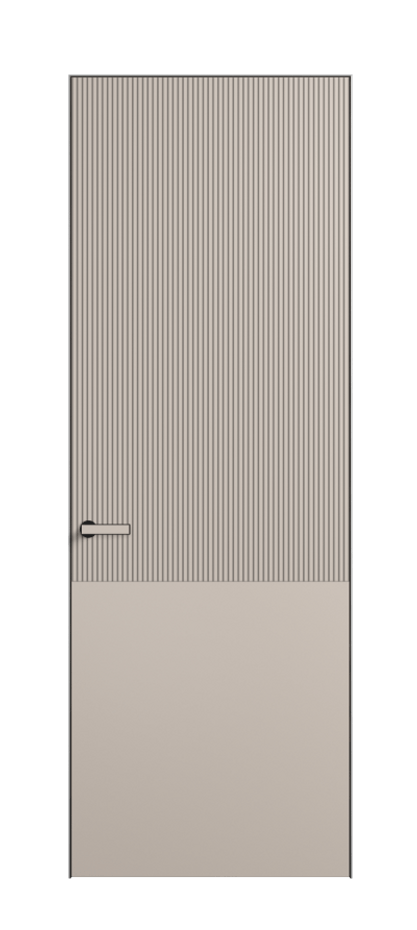 Дверь межкомнатная Вельвет АКУ 8205 Матовый светло-бежевый. Скрытый универсальный короб Черный Цена 73069 . Фабрика дверей Волховец 8 (800) 551 43 19 Межкомнатная дверь Вельвет АКУ 8205 Матовый светло-бежевый. Цена 73069 | Volhovec