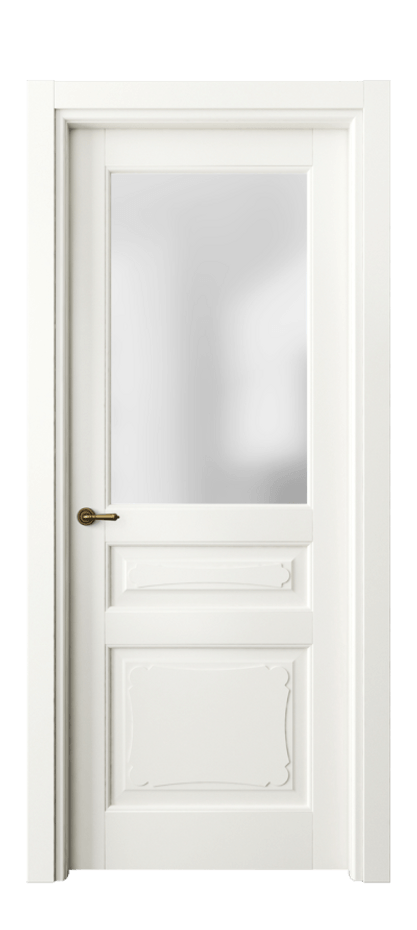 Дверь межкомнатная Тоскана Элегантэ 6324 Матовый жемчужный Сатинированное стекло Гладкий наличник МЖМ Цена 98899 ₽ Наличники уже входят в базовый комплект. Фабрика дверей Волховец 8 (800) 551 43 19 Межкомнатная дверь Тоскана Элегантэ 6324 Матовый жемчужный Сатинированное стекло Цена 98899 ₽ | Volhovec