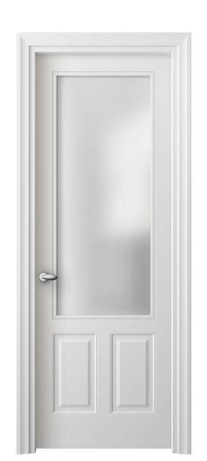 Дверь межкомнатная Esse 8522 Матовый белоснежный Сатинированное стекло Фигурный универсальный наличник МБЛ Цена 70299 ₽ Наличники уже входят в базовый комплект. Фабрика дверей Волховец 8 (800) 551 43 19 Межкомнатная дверь Esse 8522 Матовый белоснежный Сатинированное стекло Цена 70299 ₽ | Volhovec
