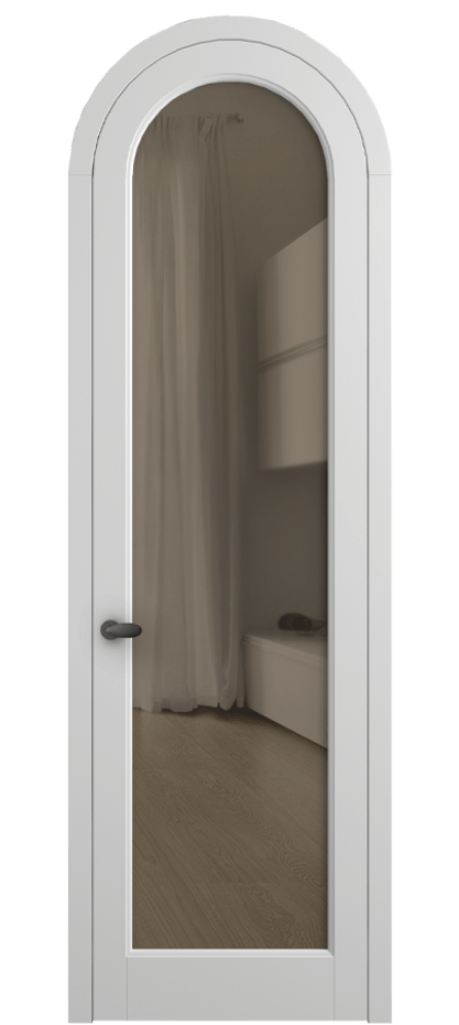 Дверь межкомнатная Палаццо 6814 Матовый белоснежный Прозрачное бронзовое стекло, триплекс 0536R МБЛ Цена 125159 ₽ Наличники уже входят в базовый комплект. Фабрика дверей Волховец 8 (800) 551 43 19 Межкомнатная дверь Палаццо 6814 Матовый белоснежный Прозрачное бронзовое стекло, триплекс Цена 125159 ₽ | Volhovec