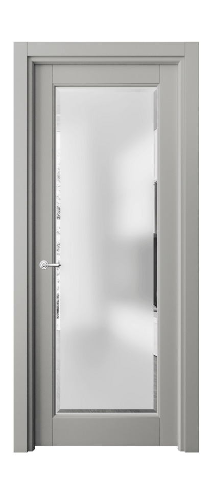 Дверь межкомнатная Toscana Rombo 6300 Бук нейтральный серый Сатинированное стекло с фацетом Гладкий наличник БНСР Цена 96599 ₽ Наличники уже входят в базовый комплект. Фабрика дверей Волховец 8 (800) 551 43 19 Межкомнатная дверь Toscana Rombo 6300 Бук нейтральный серый Сатинированное стекло с фацетом Цена 96599 ₽ | Volhovec