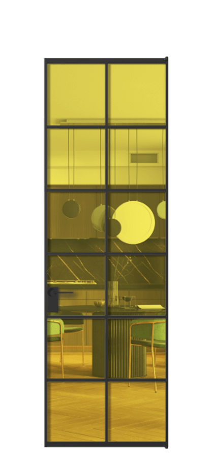 Алюминиевая дверь АЛПЛ040.05 Алюминий Черный Прозрачное жёлтое стекло, триплекс. Без короба чер Цена 111612 Стоимость комплекта двери включает:
1. Полотно (600/650/700/750/800/850/900/950*2000-2400 мм).
2. Короб
3. Комплект фурнитуры (2 торцевые петли и магнитный замок с ответной планкой). Фабрика дверей Волховец 8 (800) 551 43 19 Алюминиевая дверь АЛПЛ040.05 Алюминий Черный Прозрачное жёлтое стекло, триплекс Цена 111612 | Volhovec