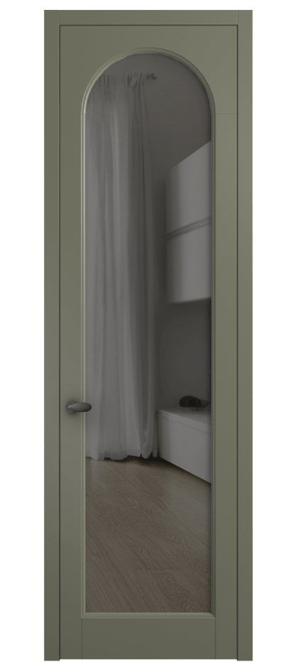 Дверь межкомнатная Палаццо 6804 Матовый оливковый тёмный Прозрачное серое стекло, триплекс 0536 МОТ Цена 97029 ₽ Наличники уже входят в базовый комплект. Фабрика дверей Волховец 8 (800) 551 43 19 Межкомнатная дверь Палаццо 6804 Матовый оливковый тёмный Прозрачное серое стекло, триплекс Цена 97029 ₽ | Volhovec