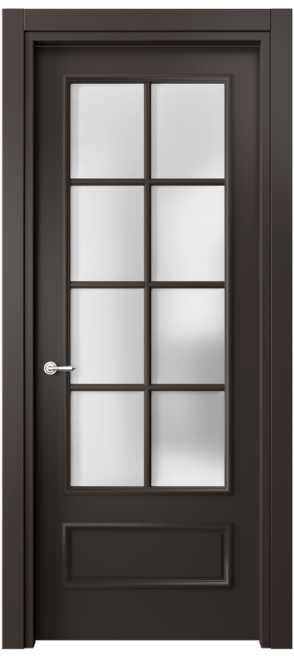 Дверь межкомнатная Paris 8112 Матовый антрацит Сатинированное стекло Гладкий наличник МАН Цена 76999 ₽ Наличники уже входят в базовый комплект. Фабрика дверей Волховец 8 (800) 551 43 19 Межкомнатная дверь Paris 8112 Матовый антрацит Сатинированное стекло Цена 76999 ₽| Volhovec