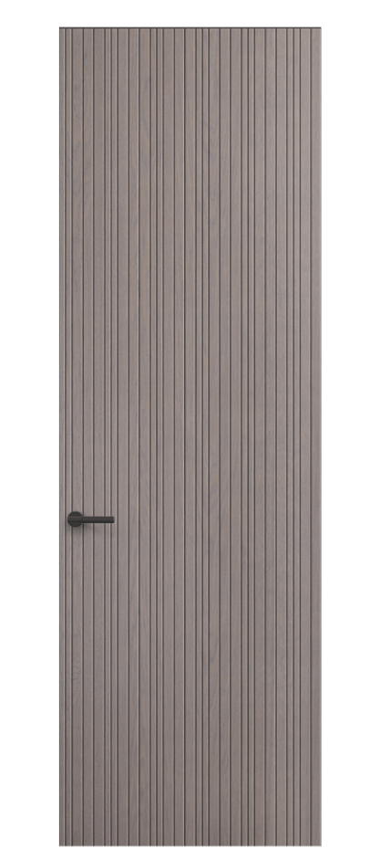 Дверь межкомнатная Select 0021 Дуб дымчатый  Скрытый короб Черный Цена 74489 ₽ Наличники уже входят в базовый комплект. Фабрика дверей Волховец 8 (800) 551 43 19 Межкомнатная дверь Select 0021 Дуб дымчатый  Цена 74489 ₽ | Volhovec