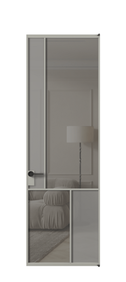 Дверь межкомнатная Mosaic АЛПЛ041.20 Алюминий нейтральный серый Сатинированное серое стекло, триплекс, 6 мм + Прозрачное серое стекло, триплекс, 6 мм Без короба АНСР  Цена 156290 Стоимость комплекта двери включает:
1. Полотно (600/650/700/750/800/850/900/950*2000-2400 мм).
2. Короб
3. Комплект фурнитуры (2 торцевые петли и магнитный замок с ответной планкой). Фабрика дверей Волховец 8 (800) 551 43 19 Межкомнатная дверь Mosaic АЛПЛ041.20 Алюминий нейтральный серый Сатинированное серое стекло, триплекс, 6 мм + Прозрачное серое стекло, триплекс, 6 мм Цена 156290 ₽ | Volhovec