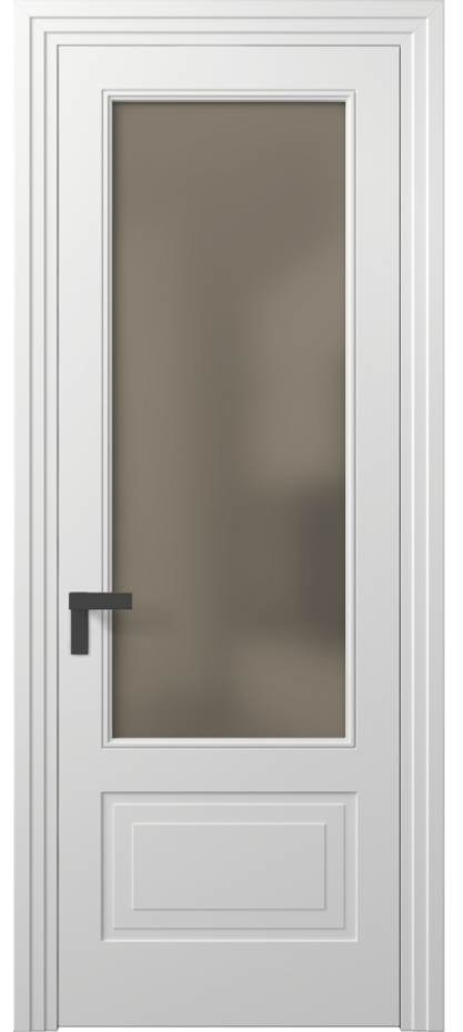 Дверь межкомнатная Rocca 8342 Матовый белоснежный Сатинированное бронзовое стекло, триплекс, 8 мм Каскадный компланарный наличник МБЛ Цена 77899 ₽ Наличники уже входят в базовый комплект. Фабрика дверей Волховец 8 (800) 551 43 19 Межкомнатная дверь Rocca 8342 Матовый белоснежный Сатинированное бронзовое стекло, триплекс, 8 мм Цена 77899 ₽ | Volhovec