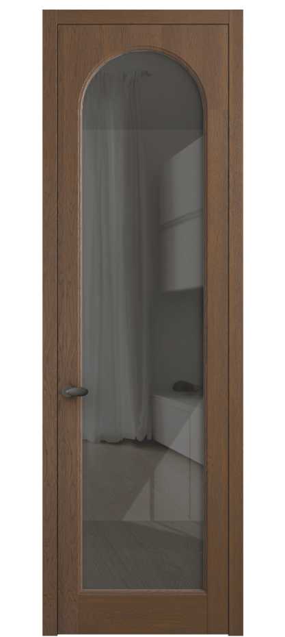 Дверь межкомнатная Палаццо 6804 Дуб каштановый матовый Рефлективное серое стекло "Стопсол", калёное 0536 ДКШМ Цена 156229 ₽ Наличники уже входят в базовый комплект. Фабрика дверей Волховец 8 (800) 551 43 19 Межкомнатная дверь Палаццо 6804 Дуб каштановый матовый Рефлективное серое стекло "Стопсол", калёное Цена 156229 ₽ | Volhovec