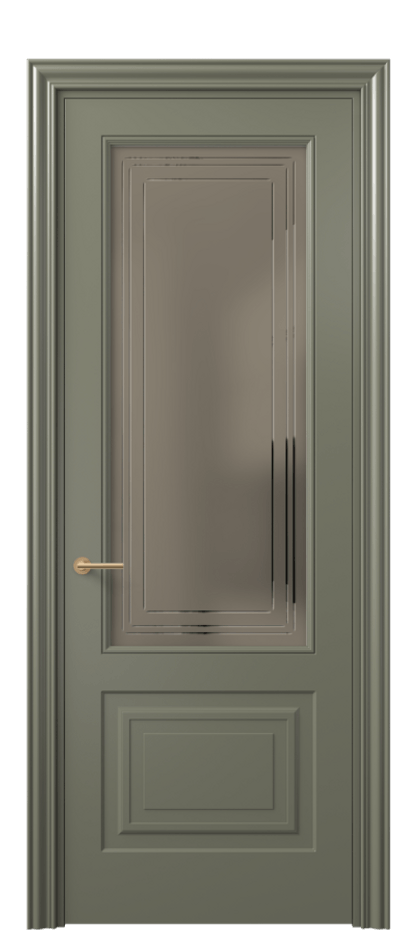 Дверь межкомнатная Маскот 8452 Матовый оливковый тёмный Сатинированное бронзовое стекло с гравировкой "Грани", триплекс Фигурный наличник МОТ Цена 66824 ₽ Наличники уже входят в базовый комплект. Фабрика дверей Волховец 8 (800) 551 43 19 Межкомнатная дверь Маскот 8452 Матовый оливковый тёмный Сатинированное бронзовое стекло с гравировкой "Грани", триплекс Цена 66824 ₽ | Volhovec