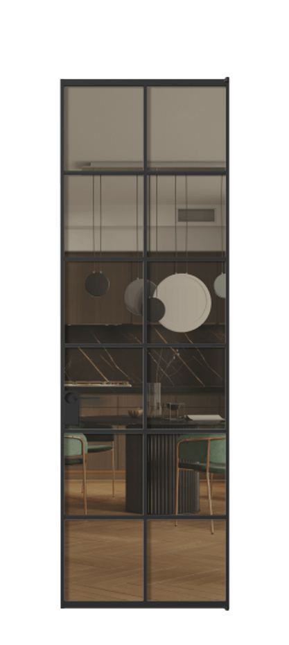 Алюминиевая дверь АЛПЛ040.05 Алюминий Черный Прозрачное бронзовое стекло, триплекс. Без короба чер Цена 111612 Стоимость комплекта двери включает:
1. Полотно (600/650/700/750/800/850/900/950*2000-2400 мм).
2. Короб
3. Комплект фурнитуры (2 торцевые петли и магнитный замок с ответной планкой). Фабрика дверей Волховец 8 (800) 551 43 19 Алюминиевая дверь АЛПЛ040.05 Алюминий Черный Прозрачное бронзовое стекло, триплекс Цена 111612 | Volhovec