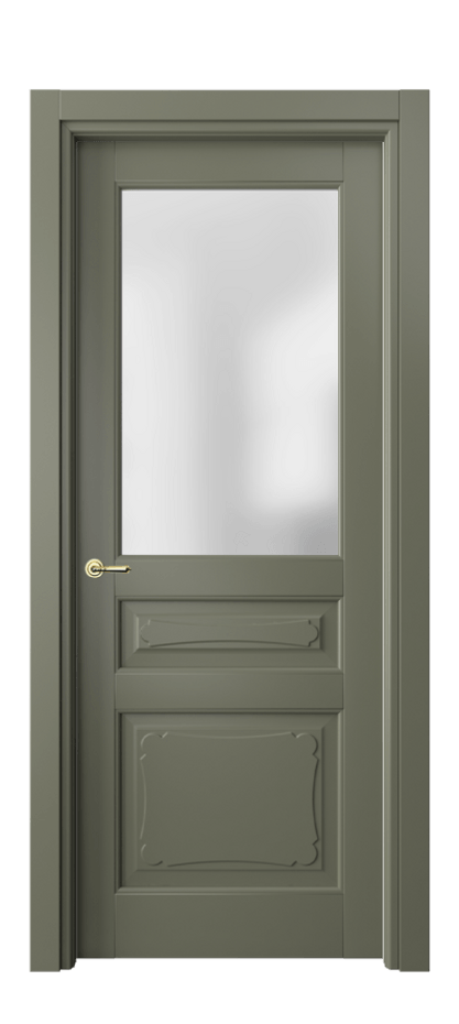 Дверь межкомнатная Тоскана Элегантэ 6324 Матовый оливковый тёмный Сатинированное стекло Гладкий наличник МОТ Цена 98899 ₽ Наличники уже входят в базовый комплект. Фабрика дверей Волховец 8 (800) 551 43 19 Межкомнатная дверь Тоскана Элегантэ 6324 Матовый оливковый тёмный Сатинированное стекло Цена 98899 ₽ | Volhovec