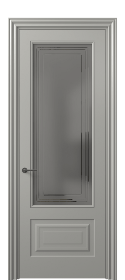 Дверь межкомнатная Mascot 8442 Матовый нейтральный серый Сатинированное серое стекло с гравировкой "Грани", триплекс, 7 мм Фигурный наличник МНСР Цена 77599 ₽ Наличники уже входят в базовый комплект. Фабрика дверей Волховец 8 (800) 551 43 19 Межкомнатная дверь Mascot 8442 Матовый нейтральный серый Сатинированное серое стекло с гравировкой "Грани", триплекс, 7 мм Цена 77599 ₽ | Volhovec