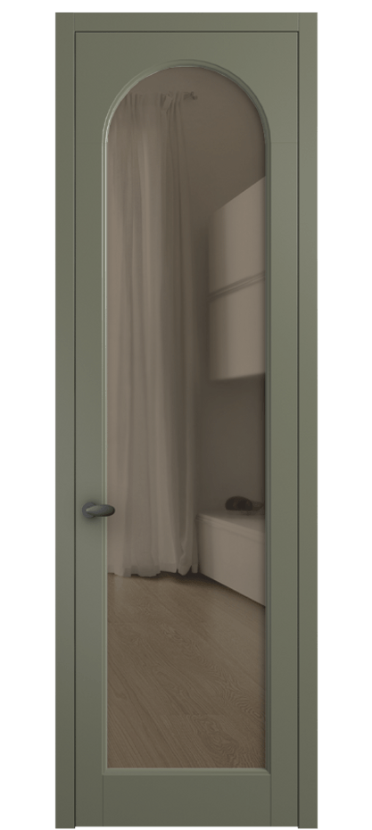 Дверь межкомнатная Палаццо 6804 Матовый оливковый тёмный Прозрачное бронзовое стекло, триплекс 0536 МОТ Цена 97029 ₽ Наличники уже входят в базовый комплект. Фабрика дверей Волховец 8 (800) 551 43 19 Межкомнатная дверь Палаццо 6804 Матовый оливковый тёмный Прозрачное бронзовое стекло, триплекс Цена 97029 ₽ | Volhovec