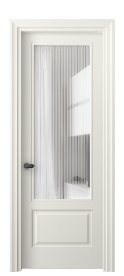 Дверь межкомнатная Esse 8542 Матовый жемчужный Рифлёное стекло "Дюна", триплекс Фигурный универсальный наличник МЖМ Цена 514560 AMD Наличники уже входят в базовый комплект. Фабрика дверей Волховец 8 (800) 551 43 19 Межкомнатная дверь Esse 8542 Матовый жемчужный Рифлёное стекло "Дюна", триплекс Цена 514560 AMD | Volhovec