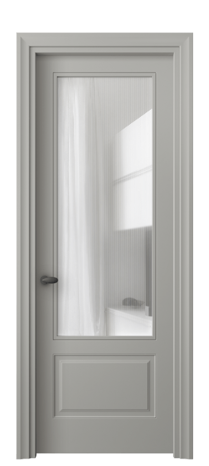 Дверь межкомнатная Esse 8542 Матовый нейтральный серый Рифлёное стекло "Дюна", триплекс, 8 мм Фигурный универсальный наличник МНСР Цена 72099 ₽ Наличники уже входят в базовый комплект. Фабрика дверей Волховец 8 (800) 551 43 19 Межкомнатная дверь Esse 8542 Матовый нейтральный серый Рифлёное стекло "Дюна", триплекс, 8 мм Цена 72099 ₽ | Volhovec